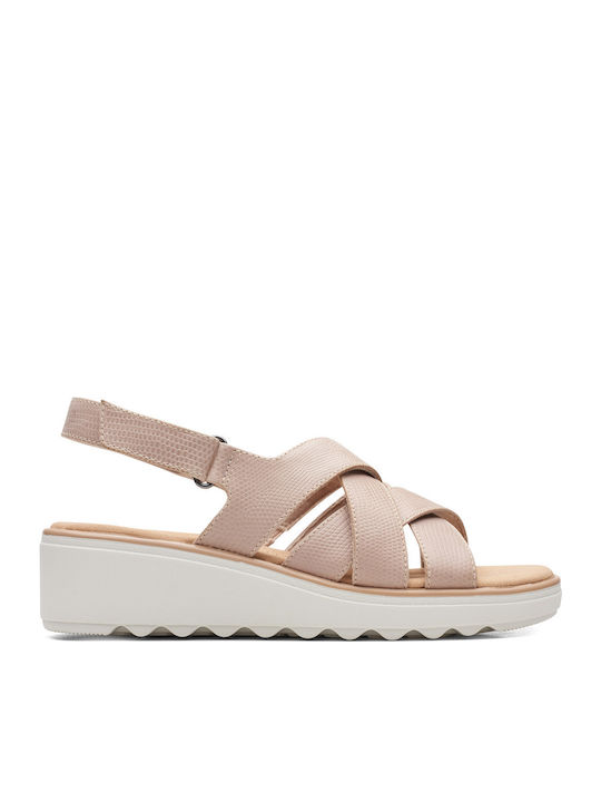 Clarks Jillian Spring Anatomici Platforme dama Bej
