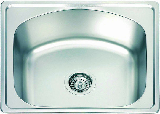 ICK5042 Ένθετος Inox Σατινέ Μ50xΠ43cm Ασημί