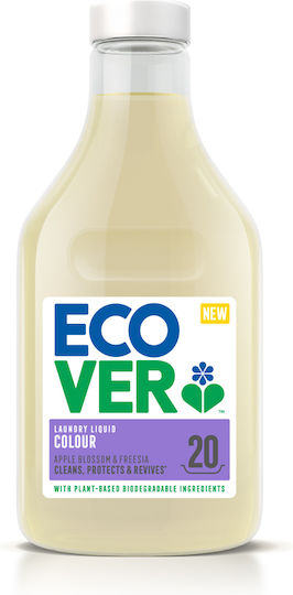Ecover Υγρό Απορρυπαντικό για Χρωματιστά Ρούχα 1lt (20 Μεζούρες)