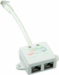 Value T-Adapter CAT5e UTP Splitter