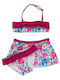 Losan Kinder Badeanzug Bikini Fuchsie