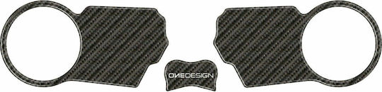 One Design Защита на резервоара от лепило Onedesign Защитна наклонена плоча за Honda CBR 1000 2004-2007 Черен