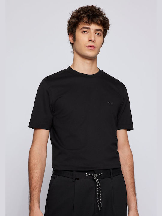 Hugo Boss Ανδρικό T-shirt Μαύρο Μονόχρωμο