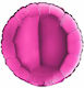 Balloon Foil Round Pink 45cm Fuchsia