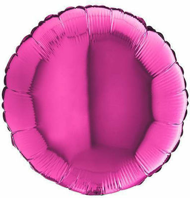 Balloon Foil Round Pink 45cm Fuchsia