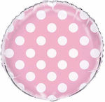 Balloon Foil Round Pink 45cm