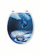 Eurocasa Wooden Toilet Seat Blue 46cm