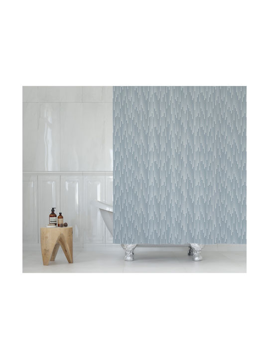 Max Home Rain 2880 Duschvorhang Stoff 180x200cm Gray BTLTR002880