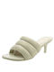 Ted Baker Lyna Thin Heel Leather Mules Beige