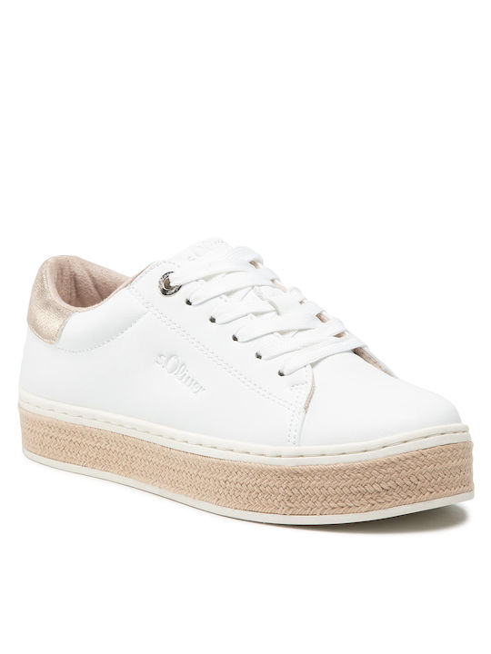 S.Oliver Women s Fabric Espadrilles White 5 23637 28 100 Skroutz.cy
