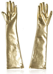 Naughty Toys Shiny Long Gloves Gold 301601086