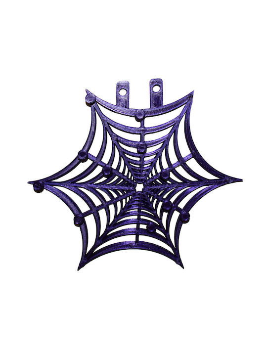 3D-Wandbehang aus biotechnologisch hergestelltem Material (PLA) - "WEB" - (20x17x2cm) WEP 656A (nebula purple)