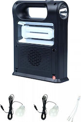 Autonomous Solar Lighting System CL-22 with Radio , Speaker , Flash Light , Light System & Charger