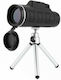 Оптичен монокъл с тринога и поддръжка за мобилен телефон Compact Near Focus 40x60 WeatherProof