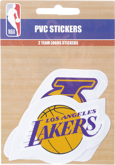 Back Me Up NBA Los Angeles Lakers Stickers 2 Pieces
