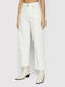 Lee High Waist Women's Jean Trousers in Relaxed Fit Beige