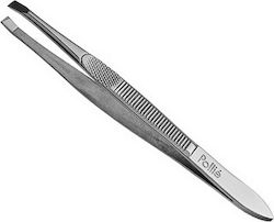 Eurostil Eyebrow Tweezer with Curved Tip