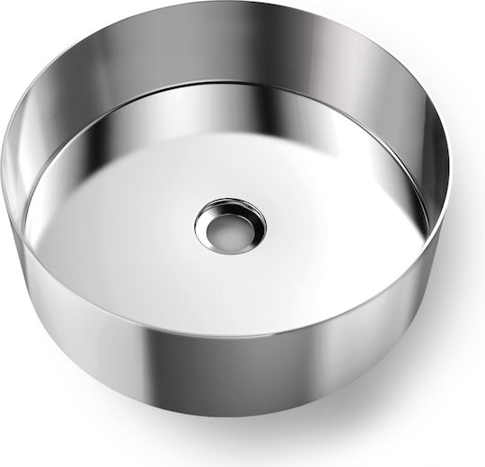 Voss Milo PVD Надеждна мивка Inox 33x33x12см Inox Brushed
