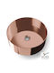 Voss Milo PVD Deasupra Blatului Chiuvetă Inox 33x33x10cm Gold Brushed