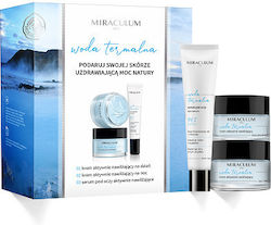 Miraculum Thermal Water Skin Care Set for Moisturizing with Serum & Face Cleanser