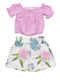 Trax Kids Set with Shorts Summer 2pcs Lilac