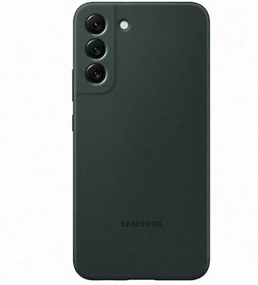 Samsung Silicone Cover Coperta din spate Silicon Dark Green (Galaxy S22+ 5G - Galaxy S22+ 5G) EF-PS906TGEGWW