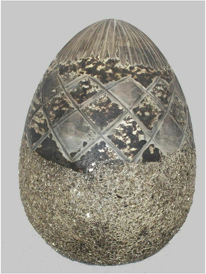 JK Home Decoration Easter Egg Glass Gold