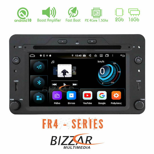 Bizzar Sistem Audio Auto pentru Alfa Romeo Brera / Păianjen 2020-2021 (Bluetooth/USB/WiFi/GPS/Apple-Carplay/Android-Auto/Partitură) cu Ecran Tactil 7"