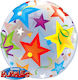 Luftballon Blase Jumbo Rund Mehrfarbig 56cm