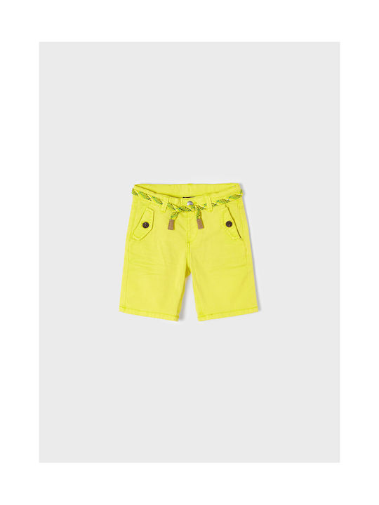 Mayoral Kids Shorts/Bermuda Fabric Yellow