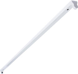 Elvhx Double-Ended Lighting Batten T5 with 1 Slot for LED Lamp 120cm