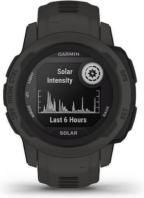 Garmin Instinct 2S Solar 40mm Waterproof Smartwatch with Heart Rate Monitor (Graphite)