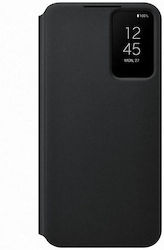 Samsung Smart Clear View Cover Buchen Sie Kunststoff Schwarz (Galaxy S22 5G) EF-ZS901CBEGEE