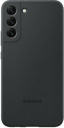 Samsung Silicone Cover Back Cover Σιλικόνης Μαύρο (Galaxy S22 5G)