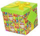 8215 Hârtie Cutie pentru Cadou Verde 17x17x17cm.
