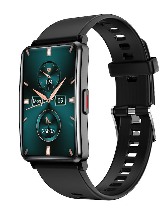 HiFuture FutureFit EVO Smartwatch with Heart Rate Monitor (Black)