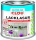 Clou Aqua Combi-clou Lacklasur Βερνίκι Επιφάνειας Νερού 9 Δρυς Σατινέ 375ml
