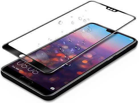 5D 0.3mm Full Glue Full Face Tempered Glass Black (Huawei P20 Pro)