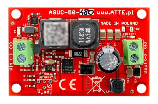 Atte Power ATTE DC/DC 10-30V DC In 48V DC Out 50W (ASUC-50-480-OF)