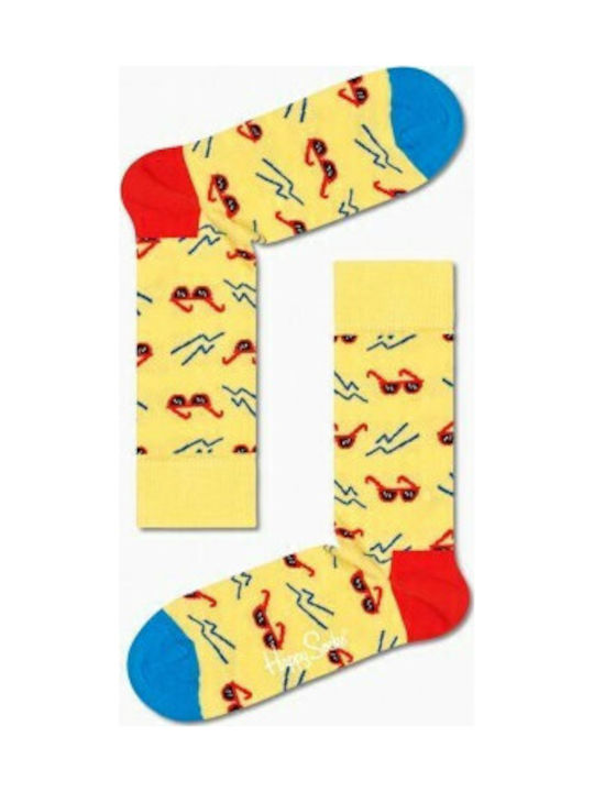 Happy Socks Sunny Days Patterned Socks Yellow