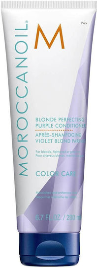 Moroccanoil Color Care Blonde Perfecting Conditioner Διατήρησης Χρώματος για Βαμμένα Μαλλιά 200ml