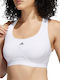 Adidas Women's Sports Bra with Removable Padding White