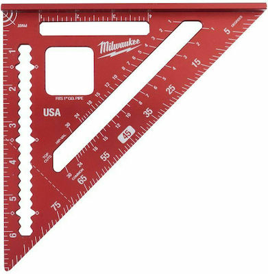 Milwaukee Carpenters Metallic Angle Ruler 17.5cm