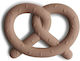Mushie Pretzel Silicone Teething Ring for 3 m+