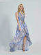 Ble Resort Collection Sommer Midi Kleid Blau