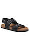 Geox Sandal Ghita Men's Leather Sandals Black