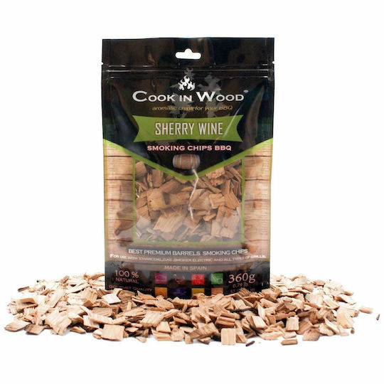 Cook in Wood Wine BBQ Smoking Chips 360gr 1pcs