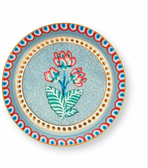 PiP Studio Flower Festival Πιάτο Γλυκού από Πορσελάνη Μπλε με Διάμετρο 9cm PiP Studio Flower Festival Πιάτο Γλυκού από Πορσελάνη Μπλε με Διάμετρο 9cm