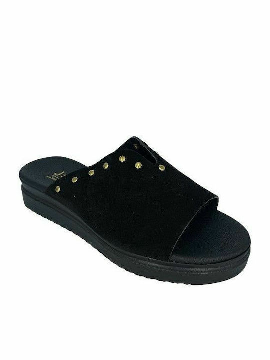 Elenross Leder Flache Sandalen für Damen in Sch...