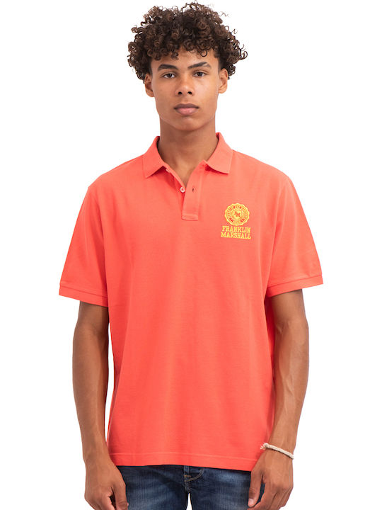 Polo Short Sleeve T-shirt Coral